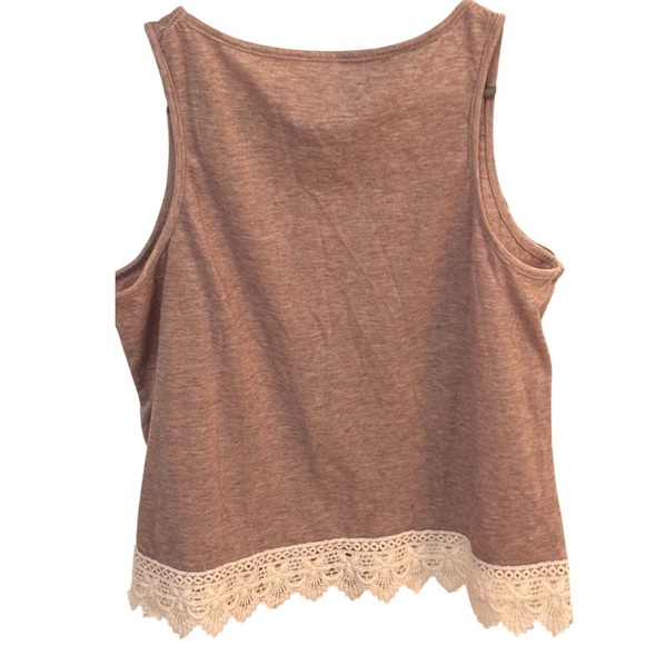 Fifth Sun Brown Tan Crop Tank Top Sleeveless - Picture 2 of 14